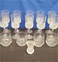 Box Lot of Crystal Stemware and Glasses