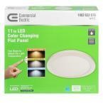 11 in. 12.5-Watt Dimmable White Integrated LED Ed