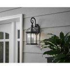 1-Light Weathered Bronze Outdoor Wall Lantern
