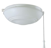 Universal Ceiling Fan LED Light Kit Matte White