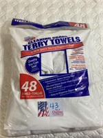 Cleaning-Grade Terry Towels (48-Pack)
