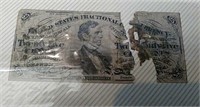 Vintage 25 Cent Currency