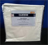 Cannon Queen 4 Piece Sheet Set, micro fiber
