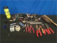 Box Wiring Tools, Tennis Balls, misc