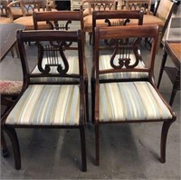 Drexel Lyre Back Dining Chairs