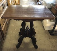 Occasional Table with Carved Base