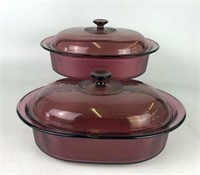 Visions by Corning Ware  Lidded Casseroles