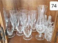 Selection of Crystal Glassware