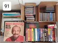 Lot of Record Albums, CDs & DVDs