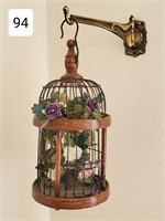 Pair of Decorative Hanging Cages & Wall Candles