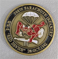 508th Parachute Infantry Challenge Coin