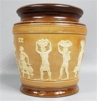 Antique Royal Doulton Tobacco Jar With Lid