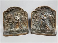 Vintage No. 313 Cast Iron Hubley Bookends