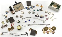 Lot: Laurel Burch Jewelry, Silver Jewelry, etc.