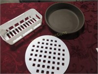 Pot Saucer - Plastic drain plate 9 1/2"