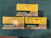 75 - Remington 12GA 2-3/4in 2 Steel Shot Ammo