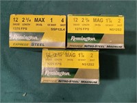 75 - Remington 12GA 2-3/4in Steel Shot Ammo