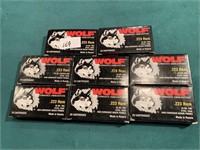 160 - Wolf .223/5.56 55gr. FMJ Steel Case Ammo