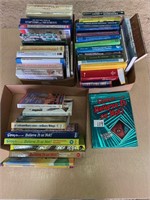 (3) Boxes Books