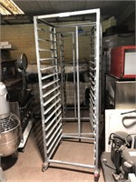 Multi Tiered Mobile Bakers Trolley