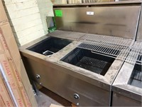 Twin Bowl Fish & Chips Fryer Approx 1300mm