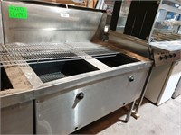 Twin Bowl Fish & Chips Fryer Approx 1300mm