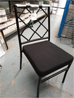 40 Nufurn Black Fabric Restaurant Chairs