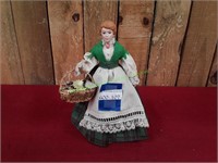 8" Porcelain Doll w/ Stand