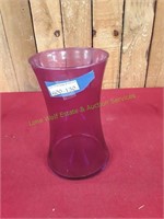8.5" Purple Flower Vase