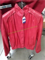 Red Summit Leather Jacket Size 7/8
