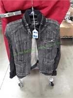 DKNY Black Jean Jacket Size Medium