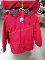 Red Land's End Long Winter Jacket Size XS