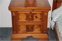 Broyhill wooden nightstand