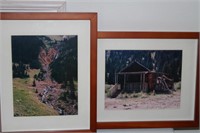 Lot of two framed photographs