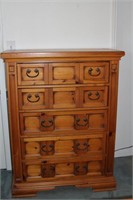 Broyhill wooden highboy Dresser