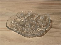 Beautiful Glass Engraved Dish