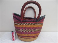 Multi color woven bag, see pics