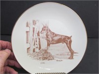 Doberman plate, 1986