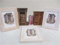 Outhouses lot, art & buildings