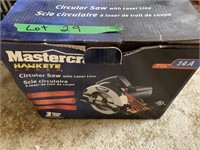 Mastercraft 7 1/4" circular saw, looks new