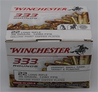 Winchester .22 Long Rifle, 333 Rounds