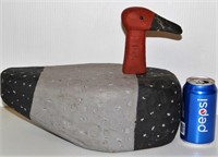 Solid Wood Duck Decoy Hand Painted Art Decor