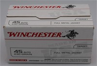Winchester 45 Auto, 100 Rounds
