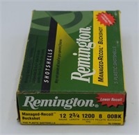 Remington 12a Buckshot, 5 Rounds