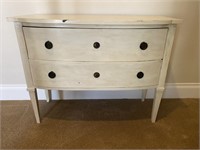 Shabby Chic Small 2-Drawer Chest of Drawers as is