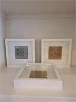 Set of (3) Shadow Box Picture Frames