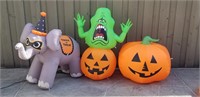 (3) Halloween Inflatables