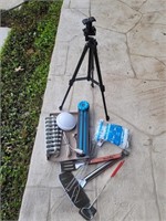 Grill Tools, Trifold, & more as pictured