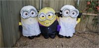(3) Minion Inflatables for Halloween