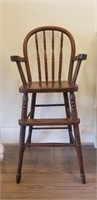 Wooden Highchair,  No Tray